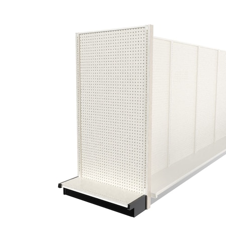 Lozier Shelving End Cap Display, Platinum 36W 72H 13D P373U-EC